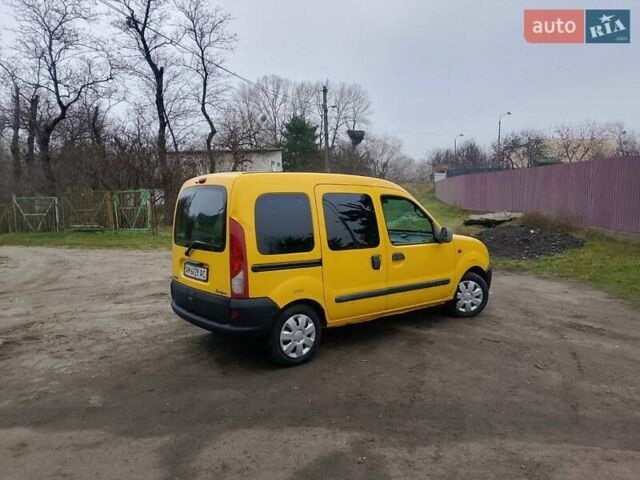 Желтый Рено Кенгу, объемом двигателя 1.9 л и пробегом 215 тыс. км за 3000 $, фото 19 на Automoto.ua