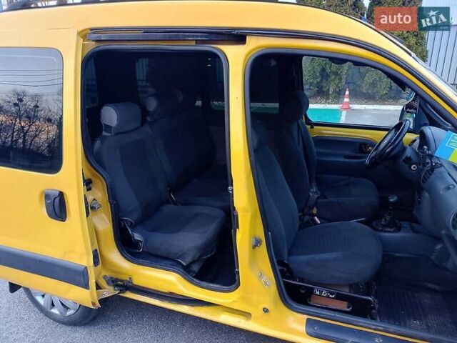 Желтый Рено Кенгу, объемом двигателя 1.9 л и пробегом 297 тыс. км за 2999 $, фото 7 на Automoto.ua