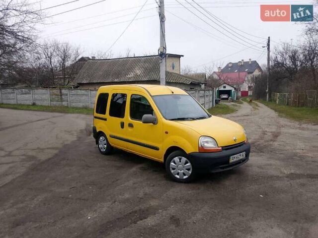 Желтый Рено Кенгу, объемом двигателя 1.9 л и пробегом 230 тыс. км за 3000 $, фото 16 на Automoto.ua