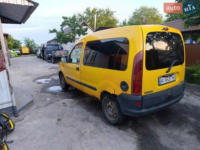 Желтый Рено Кенгу, объемом двигателя 1.9 л и пробегом 235 тыс. км за 1850 $, фото 2 на Automoto.ua