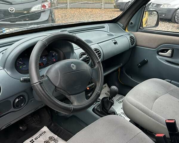 Желтый Рено Кенгу, объемом двигателя 1.9 л и пробегом 215 тыс. км за 2500 $, фото 11 на Automoto.ua