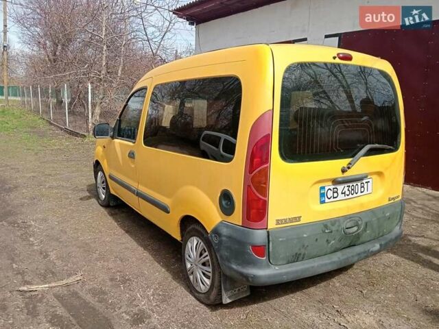 Желтый Рено Кенгу, объемом двигателя 1.9 л и пробегом 100 тыс. км за 2600 $, фото 4 на Automoto.ua