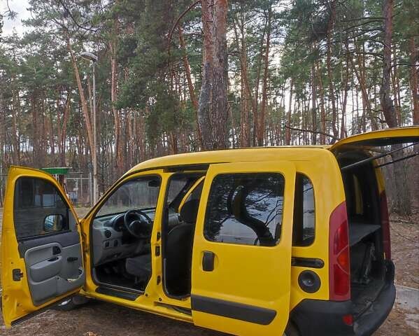 Желтый Рено Кенгу, объемом двигателя 1.9 л и пробегом 200 тыс. км за 3150 $, фото 6 на Automoto.ua