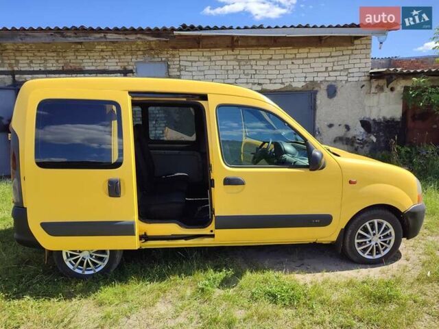 Желтый Рено Кенгу, объемом двигателя 1.9 л и пробегом 245 тыс. км за 3400 $, фото 11 на Automoto.ua