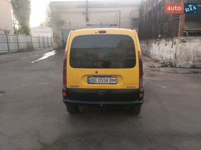 Желтый Рено Кенгу, объемом двигателя 1.87 л и пробегом 263 тыс. км за 2600 $, фото 3 на Automoto.ua