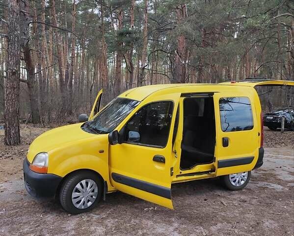 Желтый Рено Кенгу, объемом двигателя 1.9 л и пробегом 200 тыс. км за 3150 $, фото 5 на Automoto.ua