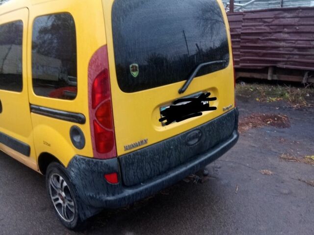 Рено Кєнгу 2001 у Барышевке на Automoto.ua Жовтий Рено Кєнгу, об'ємом двигуна 0 л та пробігом 240 тис. км за 3500 $, фото 2 на Automoto.ua
