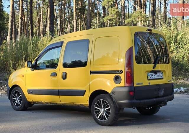 Желтый Рено Кенгу, объемом двигателя 1.9 л и пробегом 362 тыс. км за 3000 $, фото 6 на Automoto.ua
