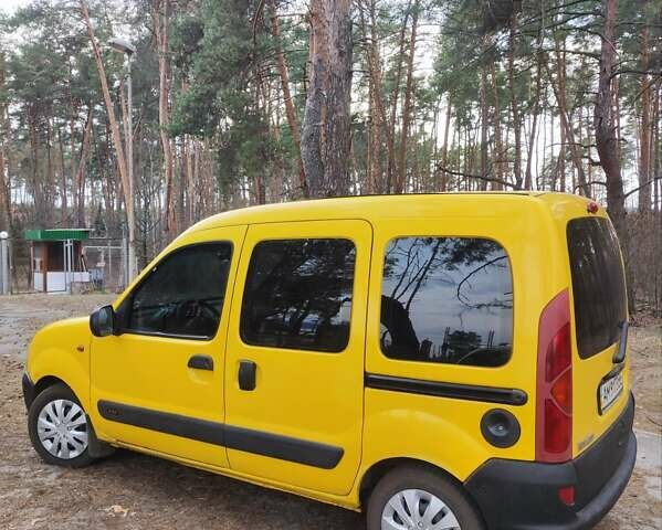 Желтый Рено Кенгу, объемом двигателя 1.9 л и пробегом 200 тыс. км за 3150 $, фото 2 на Automoto.ua