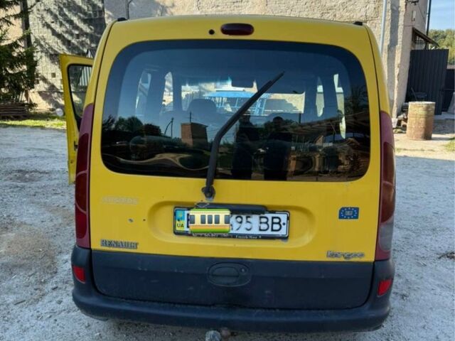 Рено Кенгу 2001 в Мостисках на Automoto.ua Желтый Рено Кенгу, объемом двигателя 1.9 л и пробегом 350 тыс. км за 1550 $, фото 2 на Automoto.ua