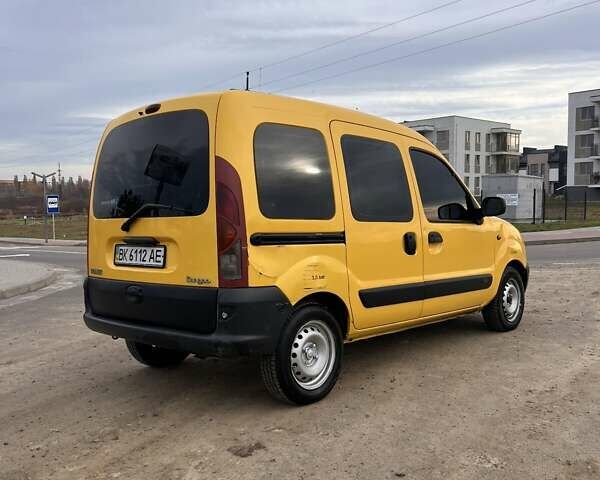 Жовтий Рено Кєнгу, об'ємом двигуна 1.9 л та пробігом 220 тис. км за 2499 $, фото 4 на Automoto.ua