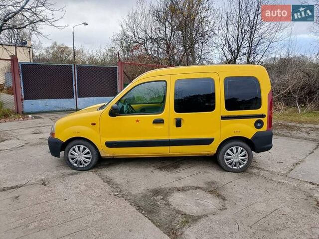 Желтый Рено Кенгу, объемом двигателя 1.9 л и пробегом 167 тыс. км за 3000 $, фото 11 на Automoto.ua