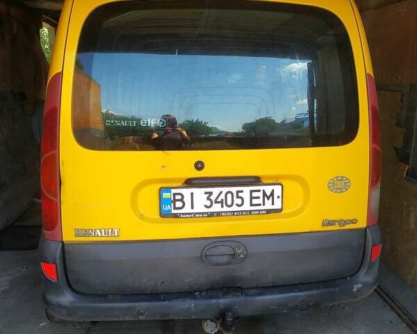 Желтый Рено Кенгу, объемом двигателя 1.87 л и пробегом 100 тыс. км за 2600 $, фото 1 на Automoto.ua