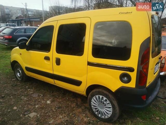Желтый Рено Кенгу, объемом двигателя 1.87 л и пробегом 250 тыс. км за 2200 $, фото 2 на Automoto.ua