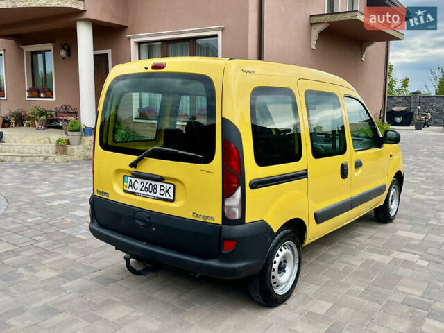 Желтый Рено Кенгу, объемом двигателя 1.87 л и пробегом 256 тыс. км за 3300 $, фото 10 на Automoto.ua