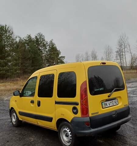 Жовтий Рено Кєнгу, об'ємом двигуна 1.9 л та пробігом 226 тис. км за 2600 $, фото 1 на Automoto.ua