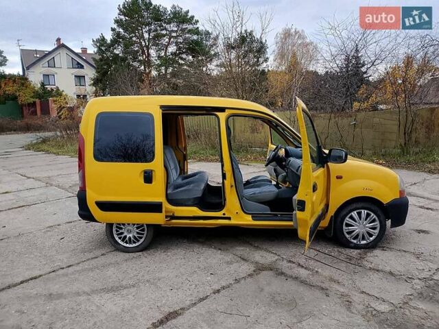 Желтый Рено Кенгу, объемом двигателя 1.9 л и пробегом 167 тыс. км за 3000 $, фото 8 на Automoto.ua