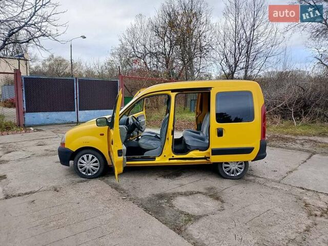 Желтый Рено Кенгу, объемом двигателя 1.9 л и пробегом 167 тыс. км за 3000 $, фото 12 на Automoto.ua
