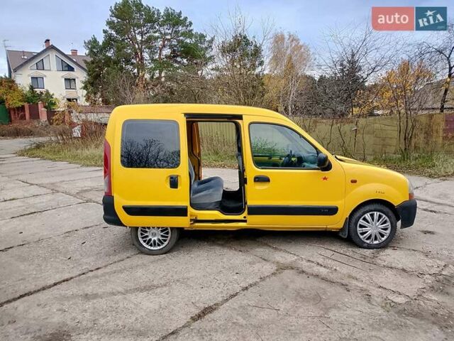 Желтый Рено Кенгу, объемом двигателя 1.9 л и пробегом 167 тыс. км за 3000 $, фото 23 на Automoto.ua