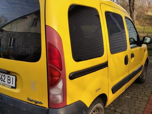 Жовтий Рено Кєнгу, об'ємом двигуна 1.9 л та пробігом 282 тис. км за 3100 $, фото 4 на Automoto.ua