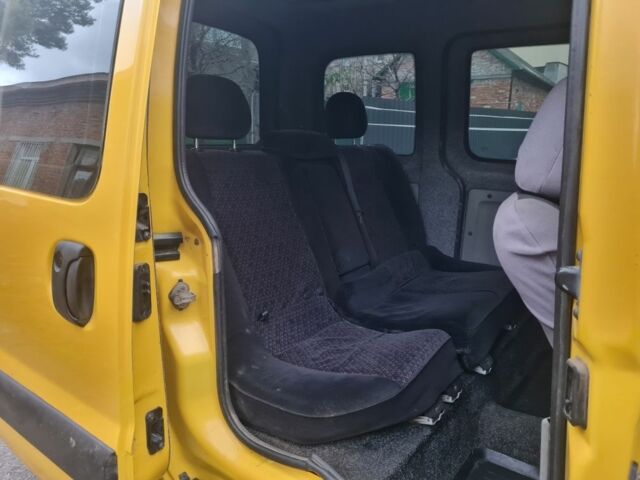 Жовтий Рено Кєнгу, об'ємом двигуна 1.5 л та пробігом 227 тис. км за 3000 $, фото 12 на Automoto.ua