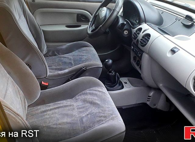 Желтый Рено Кенгу, объемом двигателя 1.9 л и пробегом 258 тыс. км за 3300 $, фото 3 на Automoto.ua