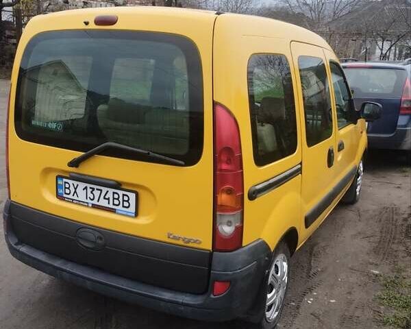Желтый Рено Кенгу, объемом двигателя 1.5 л и пробегом 225 тыс. км за 3650 $, фото 5 на Automoto.ua