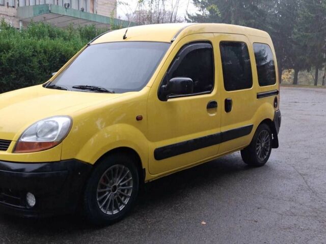 Желтый Рено Кенгу, объемом двигателя 1.5 л и пробегом 210 тыс. км за 3300 $, фото 5 на Automoto.ua