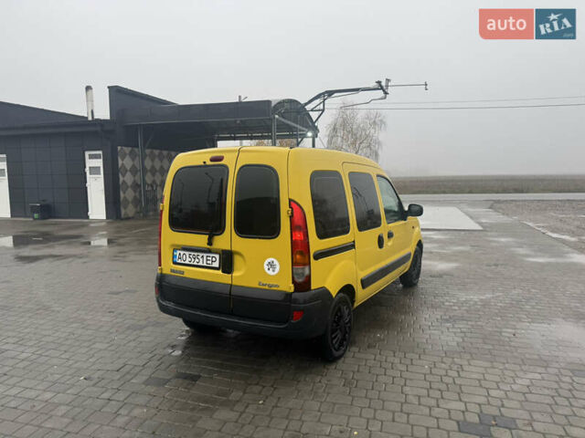 Желтый Рено Кенгу, объемом двигателя 1.46 л и пробегом 244 тыс. км за 2950 $, фото 9 на Automoto.ua