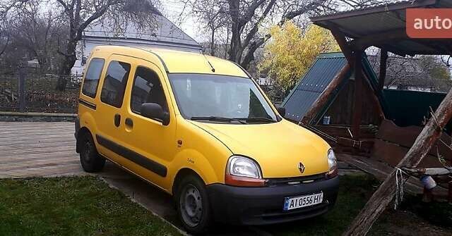 Желтый Рено Кенгу, объемом двигателя 1.9 л и пробегом 258 тыс. км за 3300 $, фото 10 на Automoto.ua