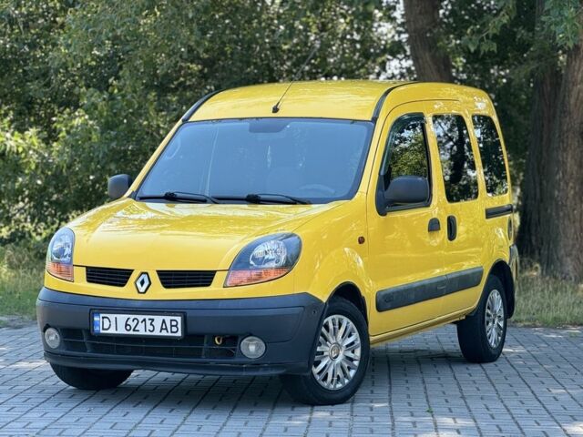 Желтый Рено Кенгу, объемом двигателя 1.5 л и пробегом 305 тыс. км за 4250 $, фото 4 на Automoto.ua