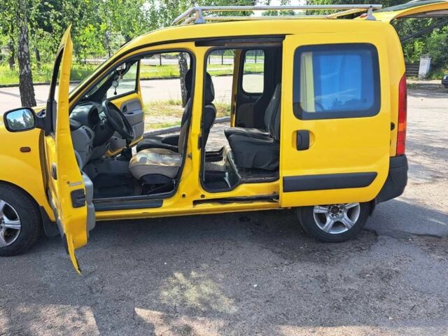 Желтый Рено Кенгу, объемом двигателя 1.5 л и пробегом 273 тыс. км за 3200 $, фото 5 на Automoto.ua