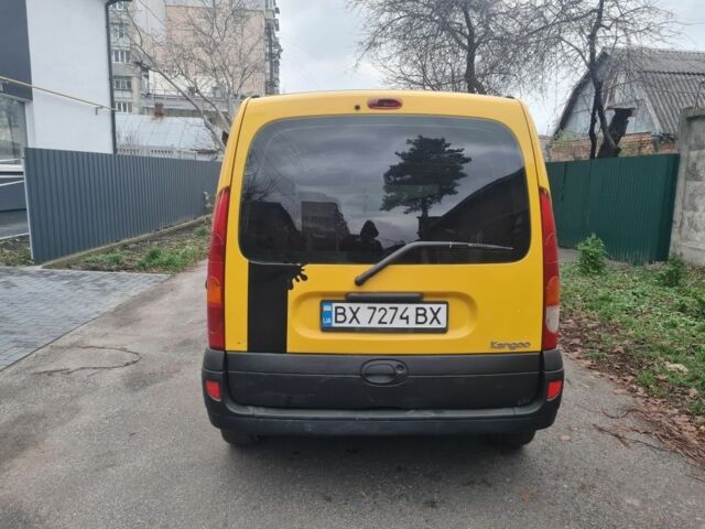 Жовтий Рено Кєнгу, об'ємом двигуна 1.5 л та пробігом 227 тис. км за 3000 $, фото 3 на Automoto.ua