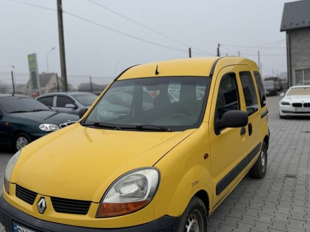 Жовтий Рено Кєнгу, об'ємом двигуна 1.5 л та пробігом 290 тис. км за 2999 $, фото 1 на Automoto.ua