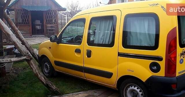 Желтый Рено Кенгу, объемом двигателя 1.9 л и пробегом 258 тыс. км за 3300 $, фото 9 на Automoto.ua