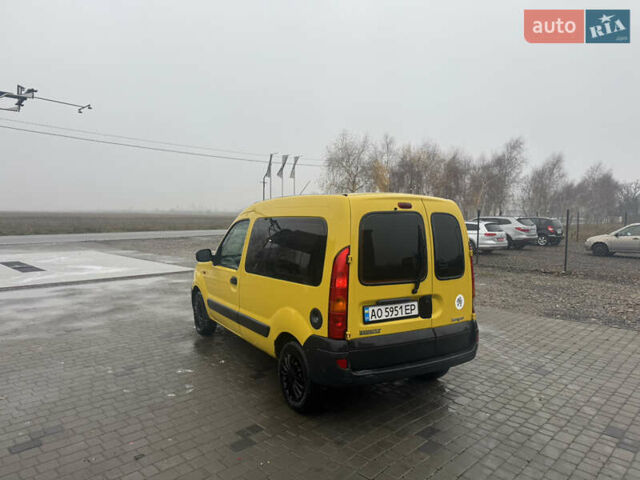 Желтый Рено Кенгу, объемом двигателя 1.46 л и пробегом 244 тыс. км за 2950 $, фото 11 на Automoto.ua