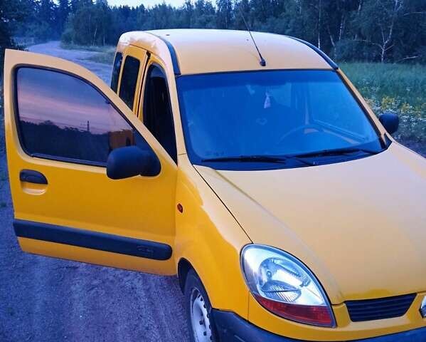 Желтый Рено Кенгу, объемом двигателя 1.5 л и пробегом 230 тыс. км за 3500 $, фото 4 на Automoto.ua
