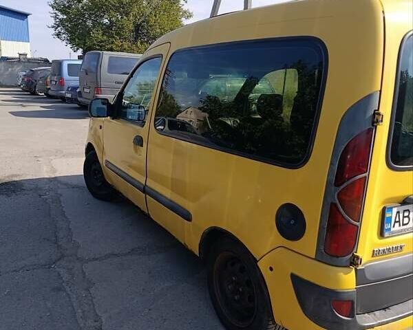 Желтый Рено Кенгу, объемом двигателя 1.5 л и пробегом 348 тыс. км за 2500 $, фото 4 на Automoto.ua
