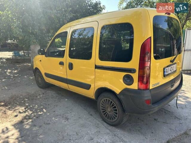 Рено Кенгу 2003 в Бобровице на Automoto.ua Желтый Рено Кенгу, объемом двигателя 1.46 л и пробегом 300 тыс. км за 3200 $, фото 1 на Automoto.ua