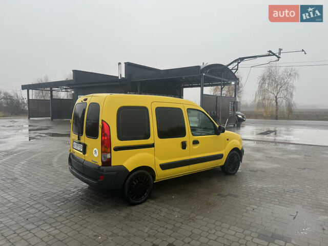 Желтый Рено Кенгу, объемом двигателя 1.46 л и пробегом 244 тыс. км за 2950 $, фото 8 на Automoto.ua
