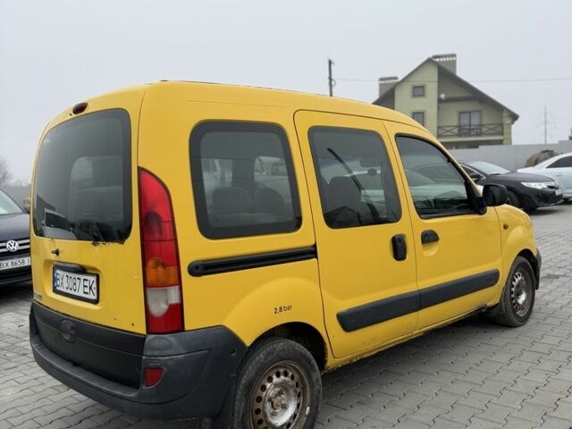 Жовтий Рено Кєнгу, об'ємом двигуна 1.5 л та пробігом 290 тис. км за 2999 $, фото 3 на Automoto.ua