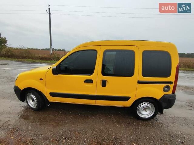 Желтый Рено Кенгу, объемом двигателя 1.46 л и пробегом 301 тыс. км за 3900 $, фото 7 на Automoto.ua