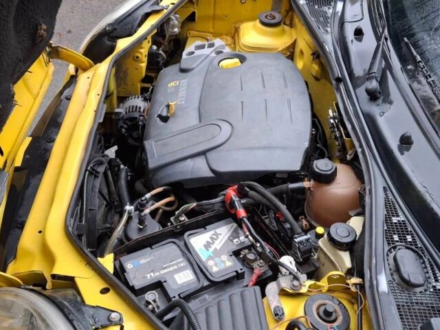 Желтый Рено Кенгу, объемом двигателя 1.5 л и пробегом 210 тыс. км за 3300 $, фото 14 на Automoto.ua