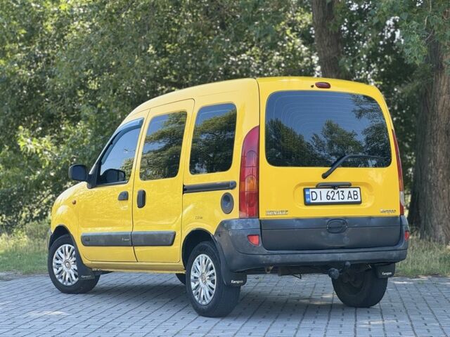 Желтый Рено Кенгу, объемом двигателя 1.5 л и пробегом 305 тыс. км за 4250 $, фото 7 на Automoto.ua