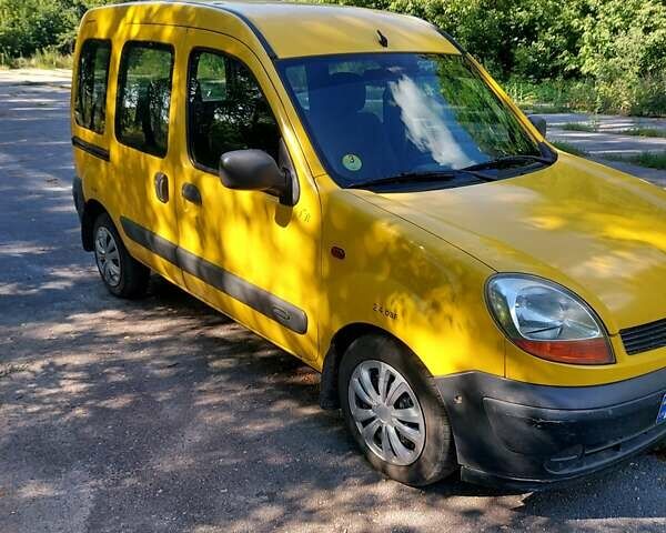 Желтый Рено Кенгу, объемом двигателя 1.46 л и пробегом 225 тыс. км за 3300 $, фото 9 на Automoto.ua