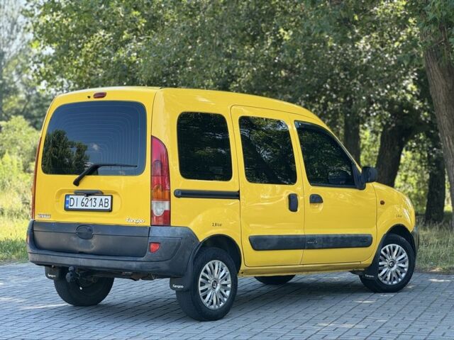 Желтый Рено Кенгу, объемом двигателя 1.5 л и пробегом 305 тыс. км за 4250 $, фото 11 на Automoto.ua