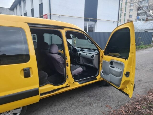 Жовтий Рено Кєнгу, об'ємом двигуна 1.5 л та пробігом 227 тис. км за 3000 $, фото 11 на Automoto.ua