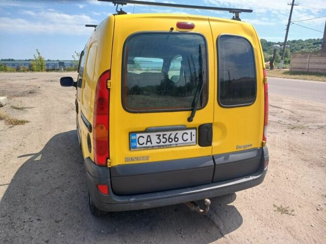 Желтый Рено Кенгу, объемом двигателя 1.5 л и пробегом 310 тыс. км за 3200 $, фото 5 на Automoto.ua