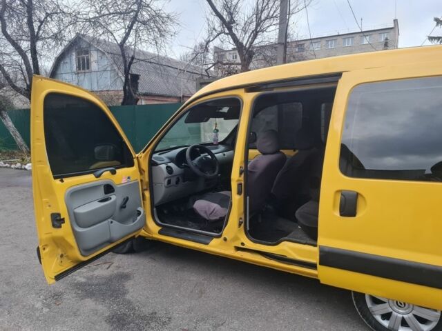 Жовтий Рено Кєнгу, об'ємом двигуна 1.5 л та пробігом 227 тис. км за 3000 $, фото 8 на Automoto.ua