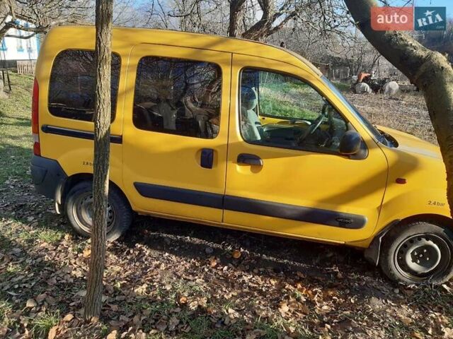 Желтый Рено Кенгу, объемом двигателя 1.5 л и пробегом 320 тыс. км за 2600 $, фото 2 на Automoto.ua
